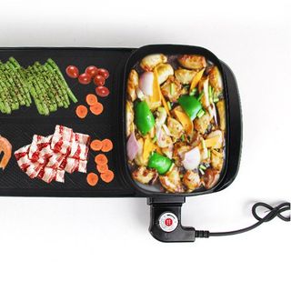 Bếp Nướng Kèm Nồi Lẩu 2in1 Chữ Nhật