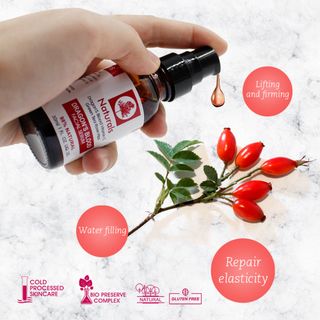 Serum Naturals huyết thanh đỏ cùng tinh chất trà xanh, Vitamin C cùng các tunh chất khác giúp da dưỡng ẩm chuyên sâu ,chống lão hoá 30ml