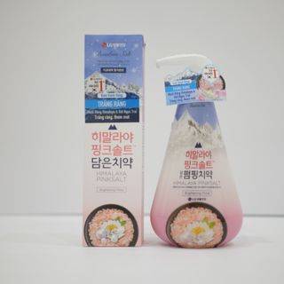 Kem đánh răng siêu trắng răng Bamboo Salt Himalaya PinkSalt- Hương Hoa Bạc Hà 285g giá sỉ