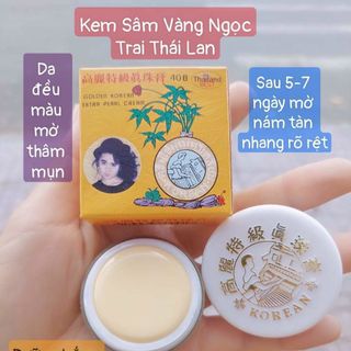 Kem sâm vàng ngọc trai thái giá sỉ