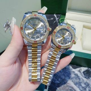 ĐỒNG HỒ ROLLEX XOUPLE ĐÁ MÀU NEW HOT