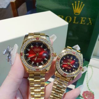 ĐỒNG HỒ ROLLEX XOUPLE ĐÁ MÀU NEW HOT