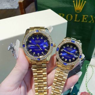ĐỒNG HỒ ROLLEX XOUPLE ĐÁ MÀU NEW HOT