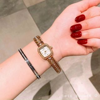 ĐỒNG HỒ CARTlER VUÔNG MINI NỮ NEW