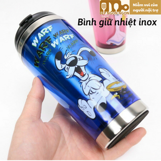 Ly giữ nhiệt cốc giữ nhiệt bình giữ nhiệt inox 2 lớp nắp chống tràn giữ nóng lạnh lâu dài giá sỉ