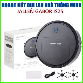 Máy Hút Bụi Tự Động Jallen Gabor IS25, Robot Dọn Nhà, Robot Hút Bụi Lau Nhà, Máy Hút Bụi Lau Nhà, Robot hút bụi thông minh 3 in 1 - Quét, Hút, Lau, Làm Sạch Các Vị Trí Khó Như Gầm Giường, Tủ Và Ghế Sofa, Trong Nhà giá sỉ