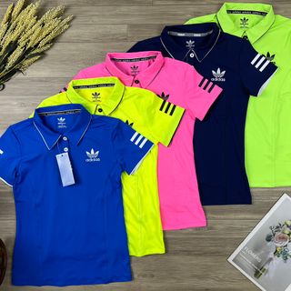 Đồ Thể Thao Áo Thun Có Cổ Nữ Viền Vải Đẹp, Hàng Chuẩn Form