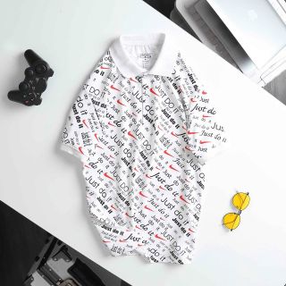 Áo polo nam cổ bẻ JUST DO IT 100% thoáng mát , SIZE 55kg -&gt; 95kg