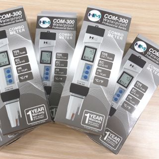 Bút đo pH/EC/TDS/Nhiệt độ trong nước nghành thủy canh COM-300