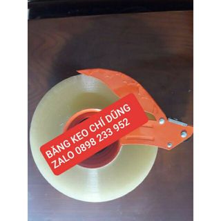 1 CUỘN BĂNG KEO TRONG 1KG + 1 DAO CẮT KEO.