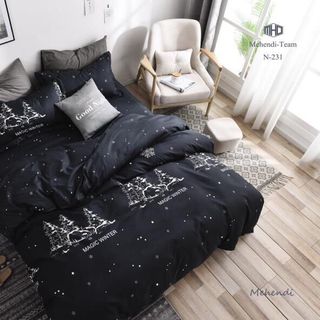 Bộ chăn ga gối cotton poly