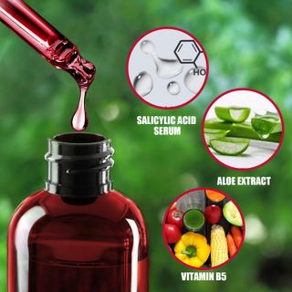 Serum đỏ AHA30% + BHA 2% EELHOE phối hợp cùng tinh chất rau củ giúp da chắc khoẻ, se khít lỗ chân lông, trị mụn