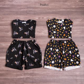 Sét 2 bộ thun bé trai chất liệu cotton CHẤT LƯỢNG CAO thấm mồ hôi siêu thoáng mát cho bé từ 10-35kg