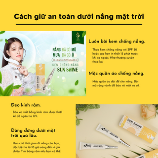Kem Chống Nắng Sun Shine Mộc Thiên Hương 20gr