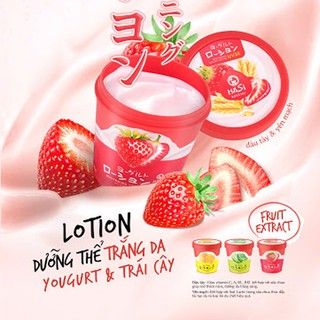Kem dưỡng trắng da, chống nắng toàn thân trong vòng 2 tuần Hasi Whitening Yogurt Lotion UV30 180g