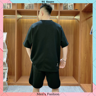 Set Đồ Nam Nữ Form Rộng Vải Poly Cá Sấu Thoáng Mát Co giãn 4 Chiều Bộ Thể Thao Nam