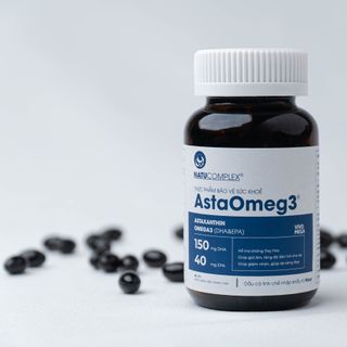 Viên uống hỗ trợ Chống Oxy Hoá, giảm nám, nhăn sạm da AstaOmeg3 60 viên