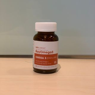 Viên uống hỗ trợ thị lực và não bộ RayOmega3 với dầu cá tinh chế nhập khẩu Nauy