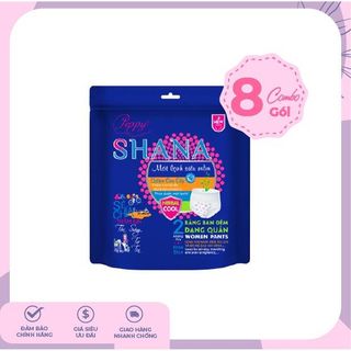 [HOT][MỚI] Băng vệ sinh dạng quần SHANA cho bé gái tuổi teen-Combo 8 gói