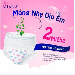[HOT][MỚI] Băng vệ sinh dạng quần SHANA cho bé gái tuổi teen-Combo 8 gói