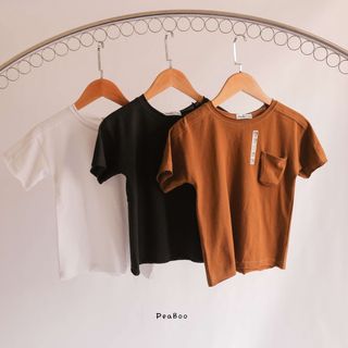 Set 3 áo thun bé trai Peaboo chất liệu cotton thoáng mát giá sỉ