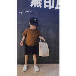 Set 3 áo thun bé trai Peaboo chất liệu cotton thoáng mát