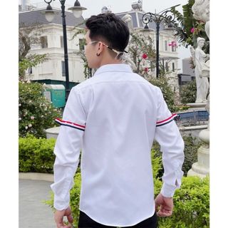 SƠ MI DÀI TAY NAM CÓ TÚIPHỐI DÂY TAY