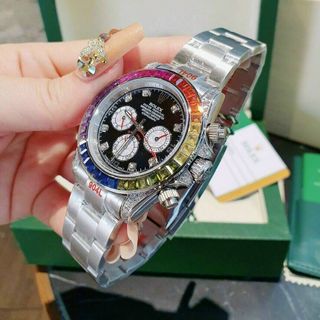 ĐỒNG HỒ ROLLEX CƠ ĐÁ MÀU CAO CẤP