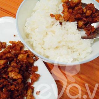 Mắm tép Chưng Thịt