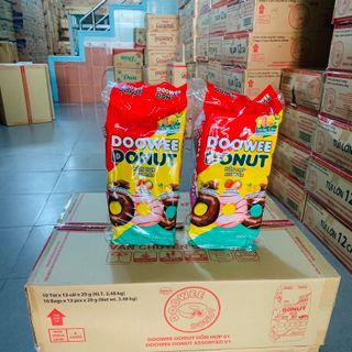BÁNH DONUT BỊCH 10 Túi x 12 Cái