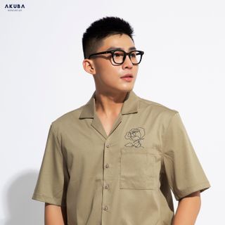 ÁO SƠ MI TAY NGẮN AKUBA 02B468