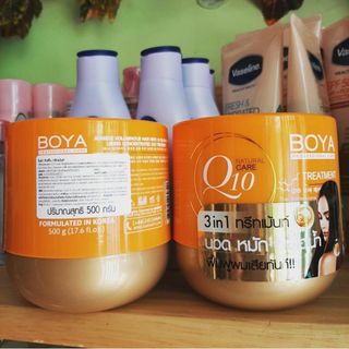 Kem ủ tóc Boya Hair Treatment Q10 Thái Lan 500G - Hấp tóc Boya Q10