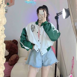 Áo khoác dù bomber chất dù 2 lớp lót form đẹp