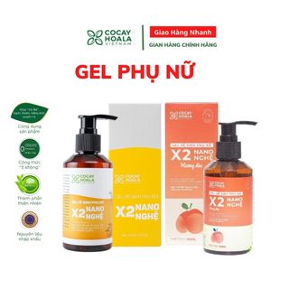Gel Vệ Sinh Phụ Nữ Trị Viêm Ngứa X2 Nano Nghệ Cocayhoala 150ml