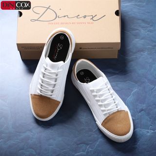 Giày Sneaker Da D07 Tinh Tế Hiện Đại White/Tan giá sỉ