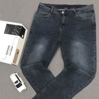 uần Jean Nam Màu Xám lợt Cao Cấp Co Giãn Form Dáng Ôm Skinny Trẻ Cực Cool