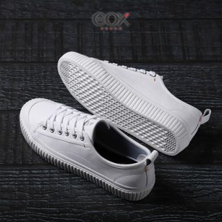 Giày Sneaker Da Bò Thật E02 White Sang Trọng giá sỉ