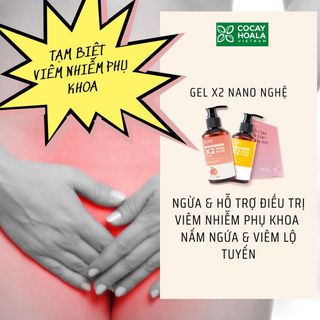 Gel Vệ Sinh Phụ Nữ Trị Viêm Ngứa X2 Nano Nghệ Cocayhoala 150ml