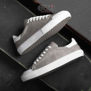 Giày Sneaker Da Nam C13 Cách Điệu Sáng Tạo Grey/White giá sỉ