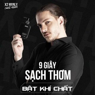 Gel Vệ Sinh Nam X2 Manly - Làm sạch tức thì Lưu hương 24h Cỏ cây hoa lá 150g