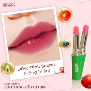 Son dưỡng cà chua hữu cơ 3M Cocayhoala - Dưỡng môi an toàn cho mẹ