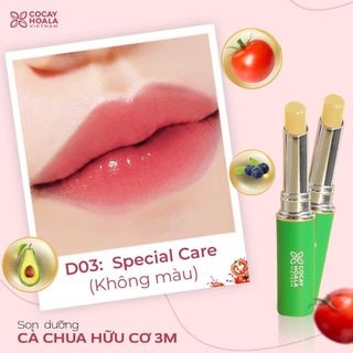 Son dưỡng cà chua hữu cơ 3M Cocayhoala - Dưỡng môi an toàn cho mẹ