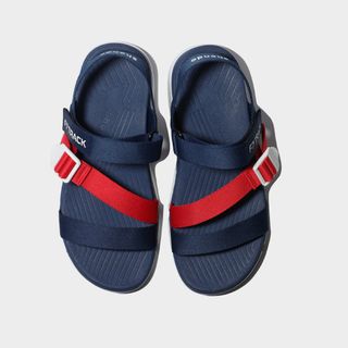 Giày Sandals Shondo F7 Track xanh navy đế trắng