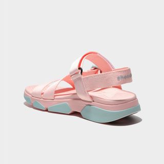 Giày Sandals Thời trang Shondo F7 Track hồng phấn đế trắng