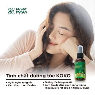 Tinh chất dưỡng tóc Koko ngăn rụng tóc, giúp mọc tóc, mềm mượt tóc 100ml