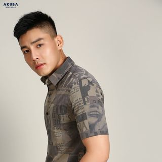 ÁO SƠ MI TAY NGẮN AKUBA B342
