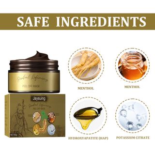 Mặt nạ lột mụn Sâm Mật Ong Cao Cấp ,trị thâm , se khít lỗ chân lông , dưỡng da chuyên sâu 80g