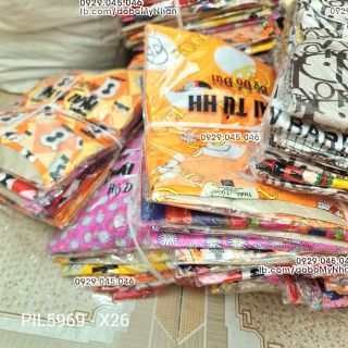 [60-70KG] Bộ mặc nhà Pijama lửng vải lụa hàn cao cấp mát mịn - PL6070 - X26