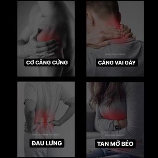 Súng Massage Cầm Tay 6 Chế Độ Booster Trị Liệu Căng Cơ, Đau Nhức Toàn Thân, Giúp Lưu Thông Mạch Máu