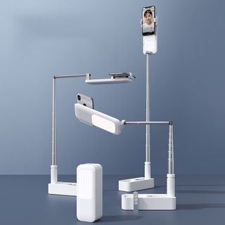 Gậy livestream thông minh Bluetooth kèm đèn DOXG-V6, trục quay kép 360 độ đáp ứng mọi tư thế